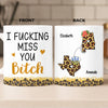 Custom Long Distance Mug - Personalized Best Friend Birthday Gifts For Women, Besties, Sisters, BFF - Close Where It Counts