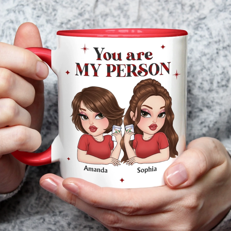 Custom Accent Mug - Personalized Best Friend Birthday Gifts For Women, Besties, Sisters, BFF - Soul Fueled Days