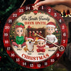 Custom Wooden Countdown Calendar - Personalized Christmas Birthday Gifts For Mom, Dad, Brother, Sister, Kids - Together We Celebrate The Magic