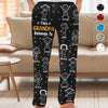 Custom Pajama Pants - Personalized Christmas Birthday Gifts For Grandma, Grandpa, Dog Cat Lovers - Made With Love And Grandkid Chaos