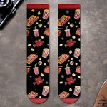 Custom Crew Socks - Personalized Christmas Birthday Gifts For Women, Men - Busy Falling In Love In A Hallmark Plot