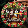 Custom Wooden Countdown Calendar - Personalized Christmas Birthday Gifts For Mom, Dad, Brother, Sister, Kids - Warm Hearts Gather At Christmas