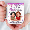 Custom Mug - Personalized Best Friend Birthday Gifts For Women, Besties, Sisters, BFF - Partners In Laughs