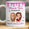 Custom Mug - Personalized Funny Gifts For Coworker, Work Bestie - Fueled By Meetings