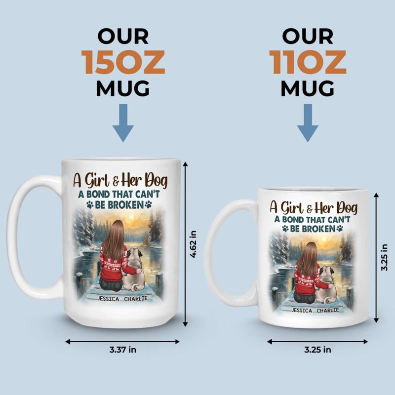Custom Mug - Personalized Christmas Birthday Gifts For Dog Lovers, Dog Dad And Mom - The Best Therapist Has Fur