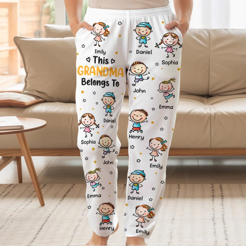 Custom Pajama Pants - Personalized Christmas Birthday Gifts For Mom, Dad, Grandma, Grandpa - Home Mode On