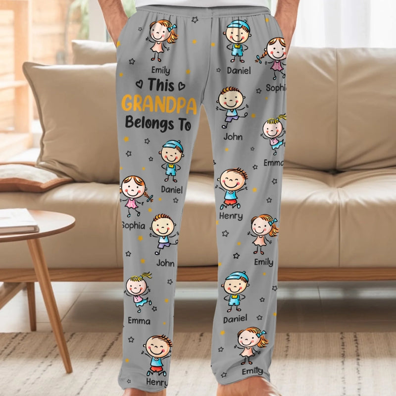 Custom Pajama Pants - Personalized Christmas Birthday Gifts For Mom, Dad, Grandma, Grandpa - Home Mode On