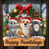 Custom Wood Sign - Personalized Christmas Birthday Gifts For Dog Cat Lovers, Dog Dad And Mom, Cat Owners - Merry Woofmas From Our Pack