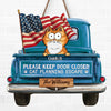 Cat Planning Escape With A Truck - Cat Personalized Custom Home Decor Wood Sign - House Warming Gift For Pet Owners, Pet Lovers