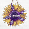 Grandma, Your Love Is The Seed Of My Happiness - Family Personalized Custom Shaped Home Decor Wood Sign - House Warming Gift For Mom, Grandma