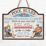Sun, Water, And You - Couple Personalized Custom Home Decor Wood Sign - Gift For Couple