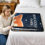 Custom Quilt Blanket - Personalized Pet Memorial Sympathy Gifts For Dogs, Cats - Your Love Still Waits At Home