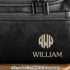 Custom Engraved Leather Toiletry Bag - Personalized Birthday Gifts For Dad, Brother, Grandpa, Husband - Journey Defines You