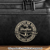 Custom Engraved Leather Toiletry Bag - Personalized Birthday Gifts For Brother - Made For Your Journey