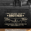 Custom Engraved Leather Toiletry Bag - Personalized Birthday Gifts For Brother - Always Got Your Back