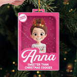 Custom Toy Box Acrylic Ornament - Personalized Christmas Birthday Gifts For Women And Men, Dog Cat Lovers - Sleighing The Sweet Game