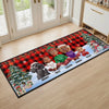Custom Runner Rug - Personalized Christmas Birthday Gifts For Mom, Dad, Brother, Sister, Kids - Home Glows With Holiday Love