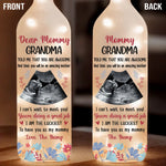 Custom Photo Welcome To The World, Little One - Family Personalized Custom Bottle Lamp - Baby Shower Gift, Gift For First Mom