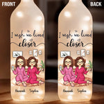 Time Together Is Priceless - Bestie Personalized Custom Bottle Lamp - Gift For Best Friends, BFF, Sisters