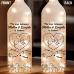 First My Mother, Forever My Friend - Family Personalized Custom Bottle Lamp - Mother's Day, Gift For Mom, Daughter