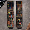 Custom Crew Socks - Personalized Bookish Gifts For Book Lovers, Bookworms, Readers - Socks Off, Story On