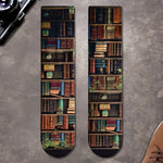 Custom Crew Socks - Personalized Bookish Gifts For Book Lovers, Women, Readers - Socks Off, Story On