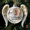 Custom Photo Acrylic Ornament - Personalized Christmas Memorial Sympathy Gifts For Loss Of Mom, Dad - Your Light Still Touches My Days