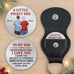 Custom Pocket Hug - Personalized Birthday Gifts For Mom, Dad, Son - Carry My Love