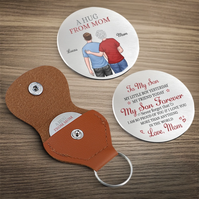 Custom Pocket Hug - Personalized Birthday Gifts For Mom, Dad, Son - Love You More Always