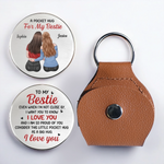 Custom Pocket Hug - Personalized Best Friend Birthday Gifts For Women, Besties, Sisters, BFF - A Million Memories One Unbreakable Bond