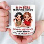 Custom Mug - Personalized Best Friend Birthday Gifts For Women, Besties, Sisters, BFF - Better Together Always