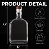 Custom Whiskey Bottle - Personalized Birthday Gifts For Brother, Sister, Best Friends - Same Roots Different Wings