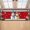 Custom Snowman Runner Rug - Personalized Christmas Birthday Gifts For Grandpa, Grandma - Where Love Finds Its Way Home