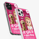 Custom Name Dog Lover Gifts for Men and Women - Personalized Phone Case