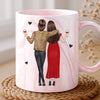 Custom 11oz Pink Marble Mug - Personalized Best Friend Birthday Gifts For Women, Besties, Sisters, BFF - Pink Vibes Only