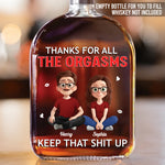Custom Whiskey Bottle - Personalized Anniversary Christmas Wedding Gifts For Husband And Wife, Him And Her, Wine, Bourbon, Whiskey Lovers - You’re My Daily Dose Of Happiness