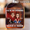 Custom Whiskey Bottle - Personalized Anniversary Christmas Wedding Gifts For Husband And Wife, Him And Her, Wine, Bourbon, Whiskey Lovers - Every Lifetime Leads Me Back To You