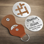Custom Scrabble Pocket Hug - Personalized Birthday Gifts For Brother, Sister - Forever Linked Together