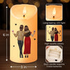 Custom LED Candle - Personalized Best Friend Birthday Gifts For Women, Besties, Sisters, BFF - Glowing Through It Together