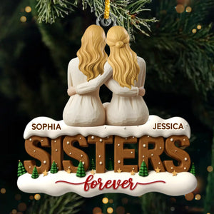 Custom Acrylic Ornament - Personalized Best Friend Christmas Birthday Gifts For Women, Besties, Sisters, BFF - You Make Every Day Magic