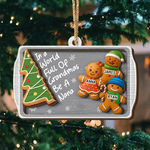 Custom Double Layer Wooden Ornament - Personalized Christmas Birthday Gifts For Mom, Grandma - Together We Make Christmas Magic