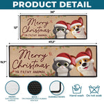 Funny Ya Filthy Animal Christmas Decor - Runner Rug
