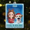 Custom Toy Box Acrylic Ornament - Personalized Christmas Birthday Gifts For Dog Lovers, Dog Dad And Mom - Messy But Adorable