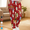 Custom Snowman Pajama Pants - Personalized Christmas Birthday Gifts For Grandpa, Grandma - Where Wisdom Meets Tender Love