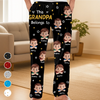 Custom Pajama Pants - Personalized Christmas Birthday Gifts For Grandpa, Grandma - Generations Gather Hearts Alight