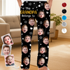 Custom Photo Pajama Pants - Personalized Christmas Birthday Gifts For Grandpa, Grandma - Grand Love Makes Holidays Bright