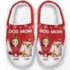 Custom Fluffy Slippers - Personalized Christmas Birthday Gifts For Dog Lovers, Dog Dad And Mom - Pawfect Vibes Only