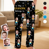 Custom Photo Pajama Pants - Personalized Christmas Birthday Gifts For Grandpa, Grandma - Love Passed Through Generations
