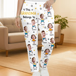 Custom Photo Pajama Pants - Personalized Christmas Birthday Gifts For Grandpa, Grandma - Love Passed Through Generations