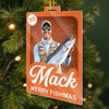 Custom Photo Toy Box Acrylic Ornament - Personalized Christmas Birthday Fishing Gifts For Fisherman - Just Call Me Santa’s Fisherman